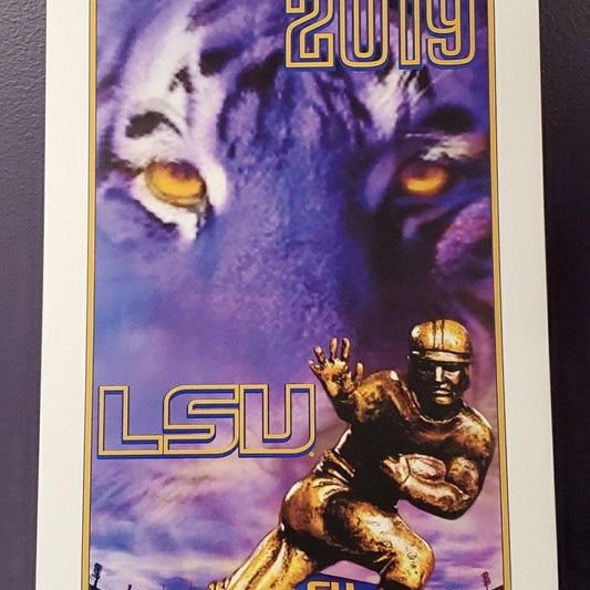 LSU 2019 Official Heisman Poster