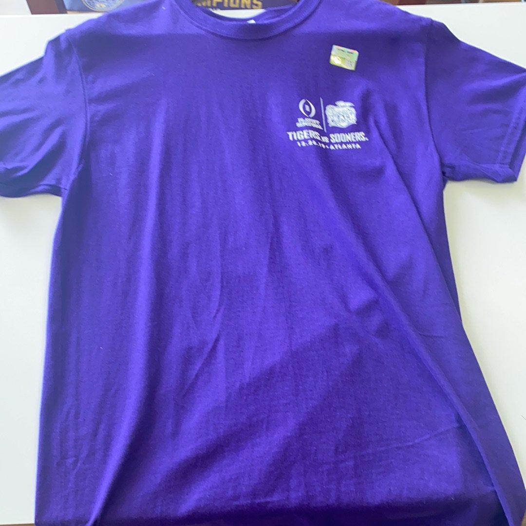 LSU 2019 Peach Bowl Shirt - Purple