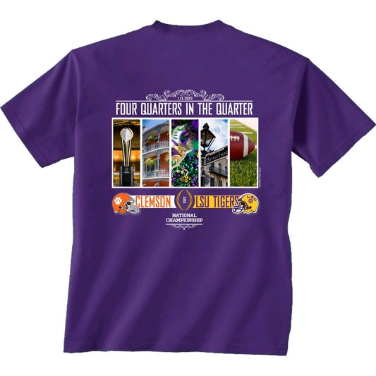 LSU 4 Quarters in the Quarter Shirt