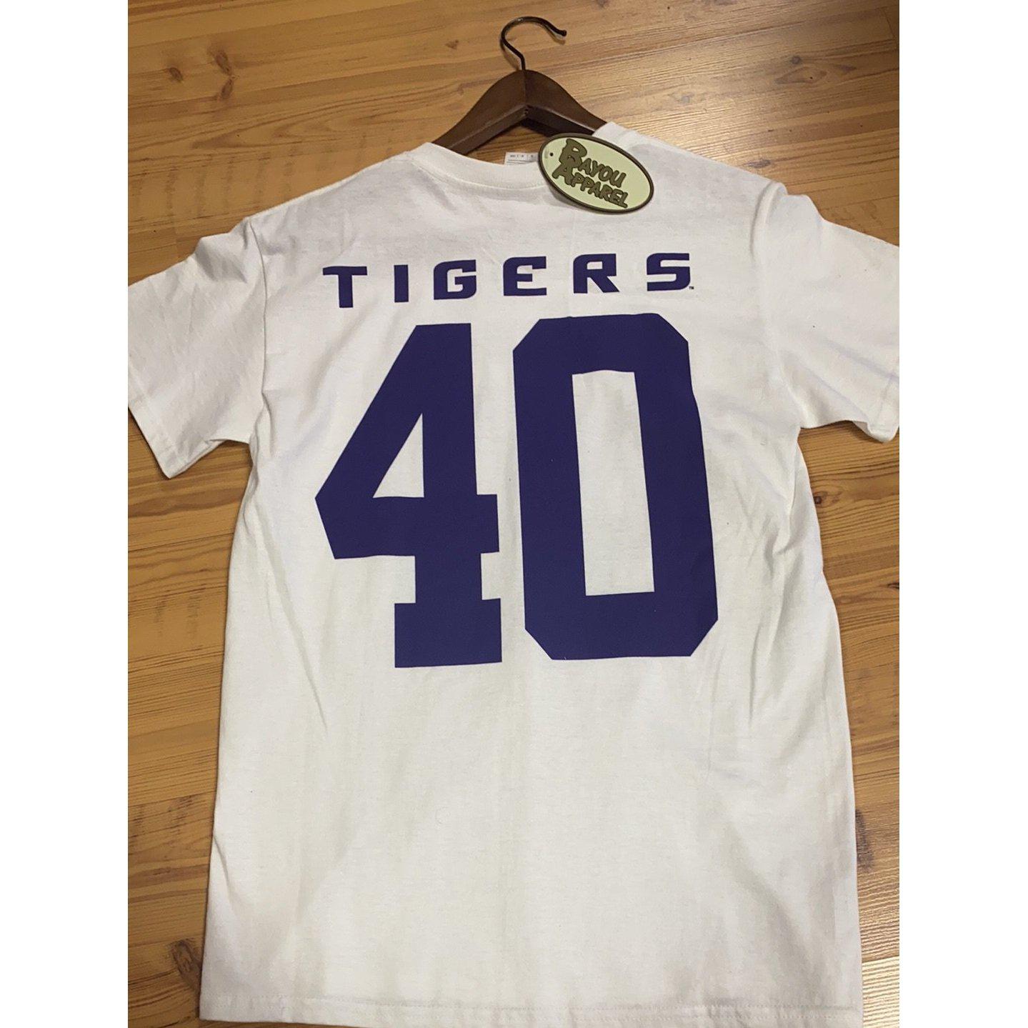 LSU #40 Shirt - White