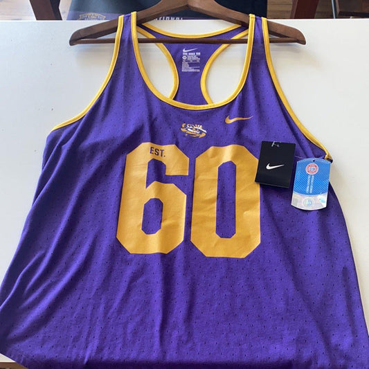 LSU #60 Women’s Dri-Fit Shirt - Purple