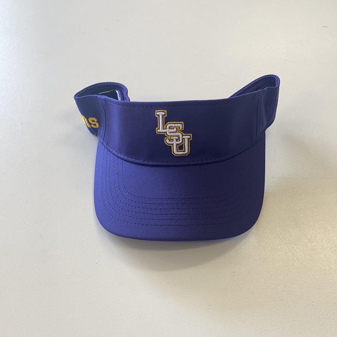 LSU Golf Visor - Purple