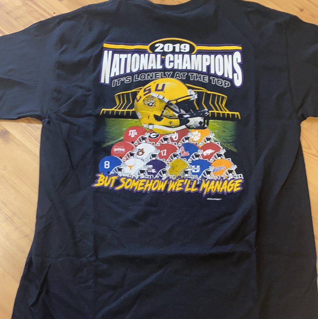 LSU It’s Lonely at the Top Shirt - Black