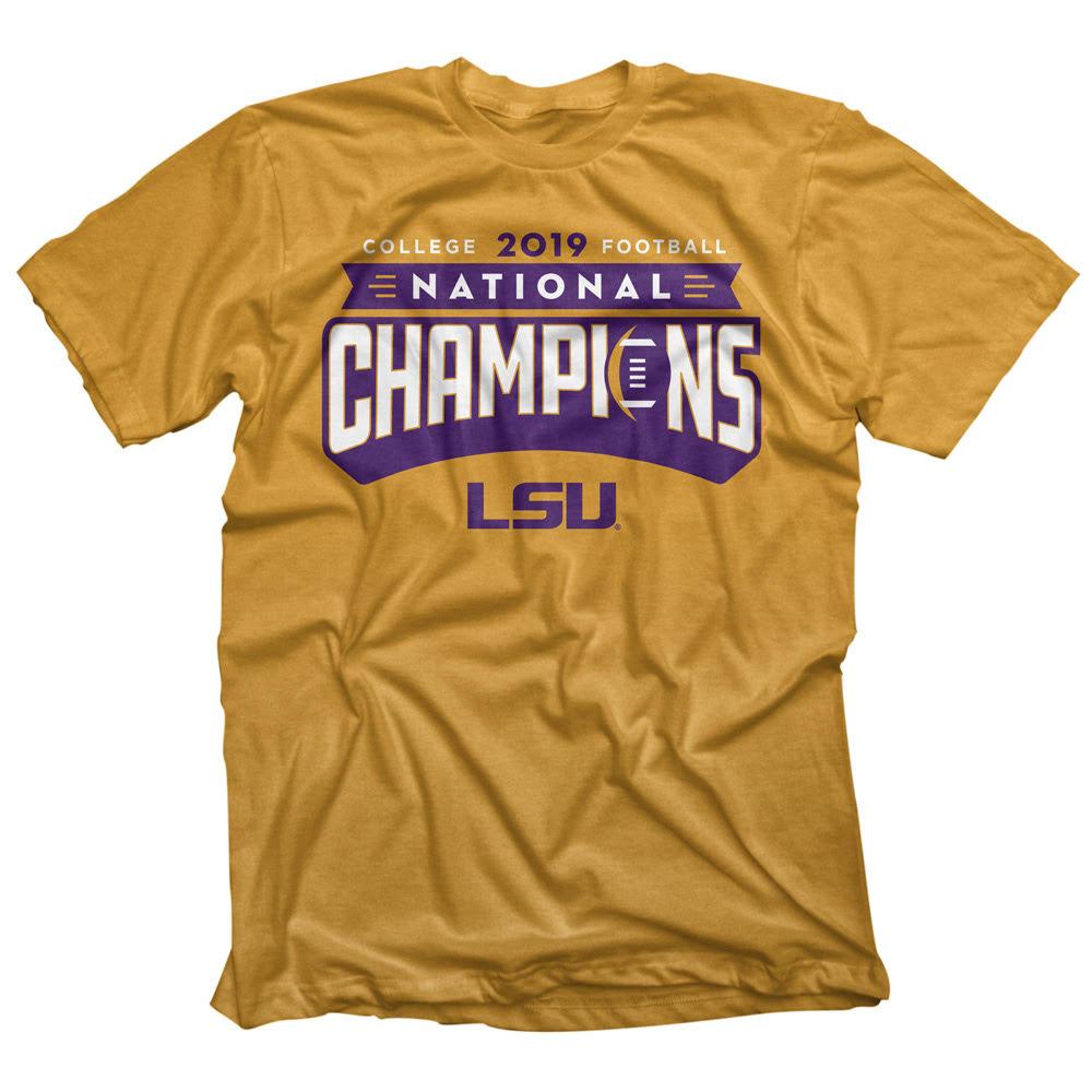 LSU Official National Championship Shirts Gold exclusive at