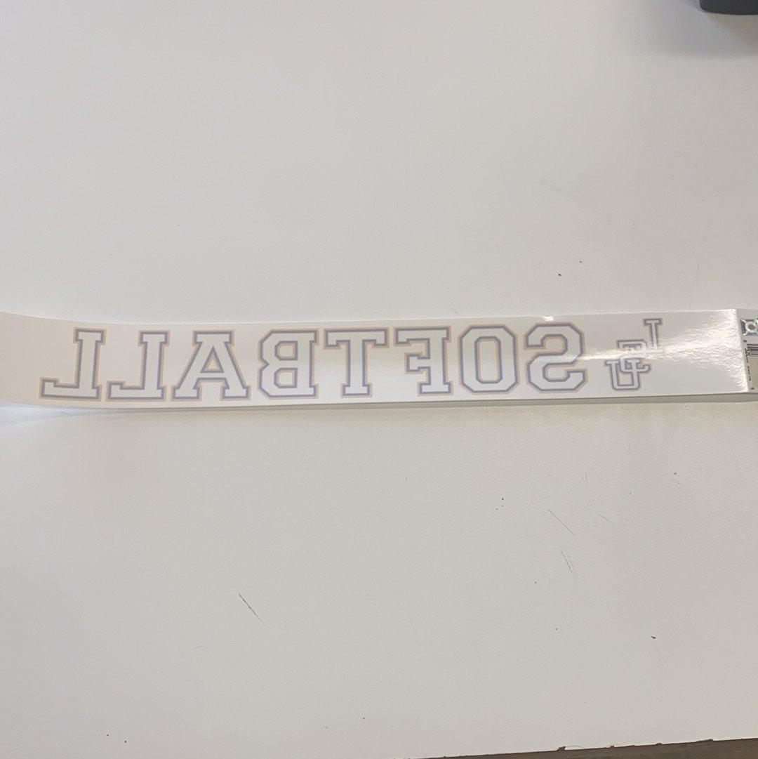 LSU Softball/Baseball Decal