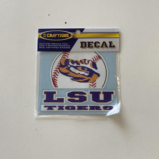 LSU Tigers Baseball Decal