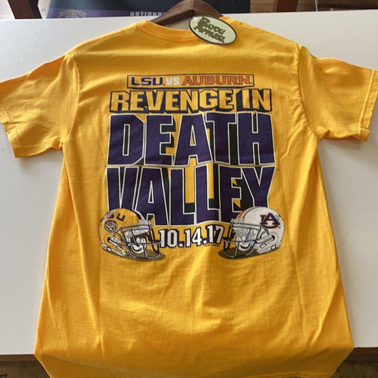 LSU v Auburn Shirt - Gold