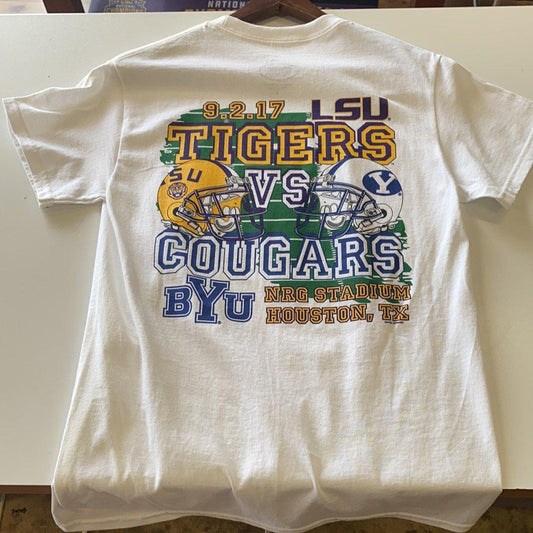 LSU v BYU 2017 Shirt - White