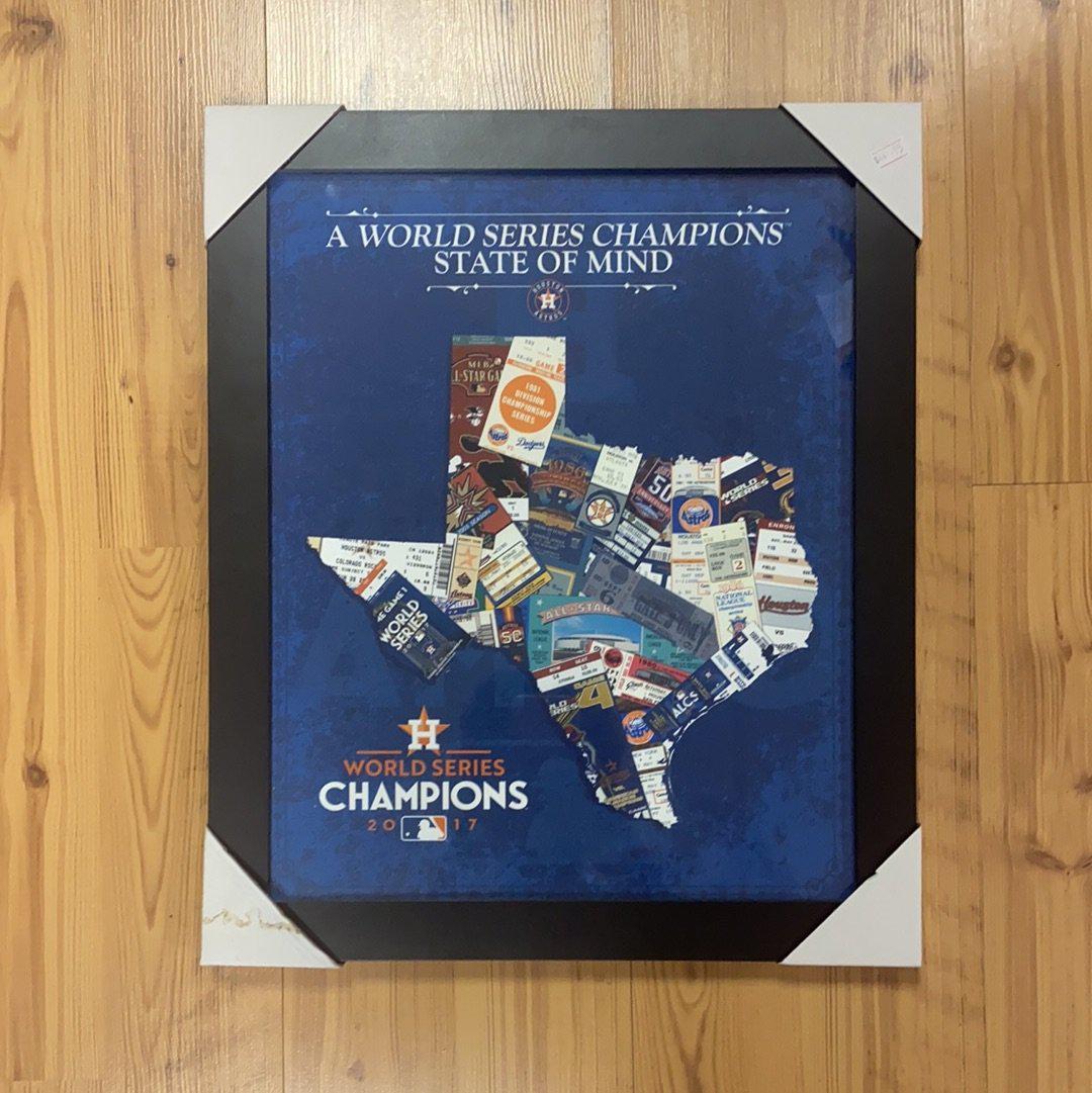 Astros Champion State of Mind Frame