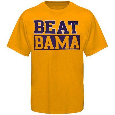 Beat Bama LSU Shirt - Gold
