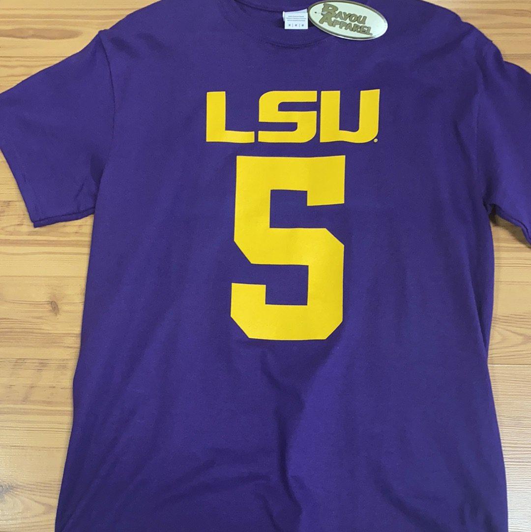 LSU #5 Shirt - Purple
