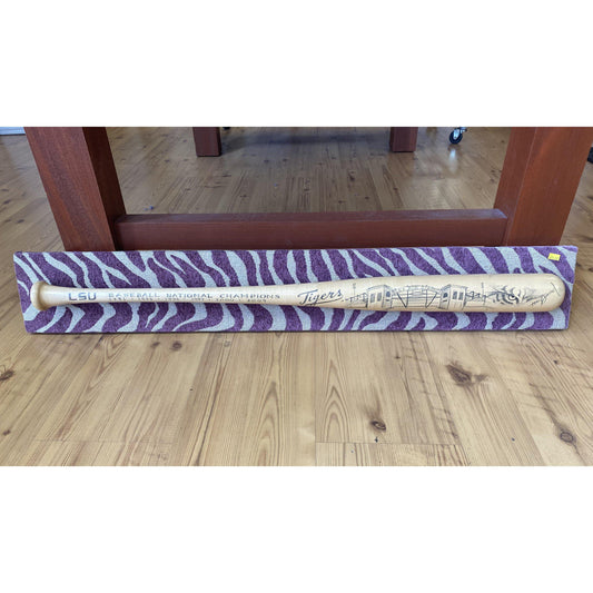 LSU Alex Box Stadium Engraved Bat