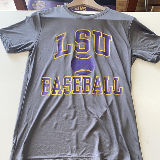 LSU Baseball Dri-Fit Shirt - Gray
