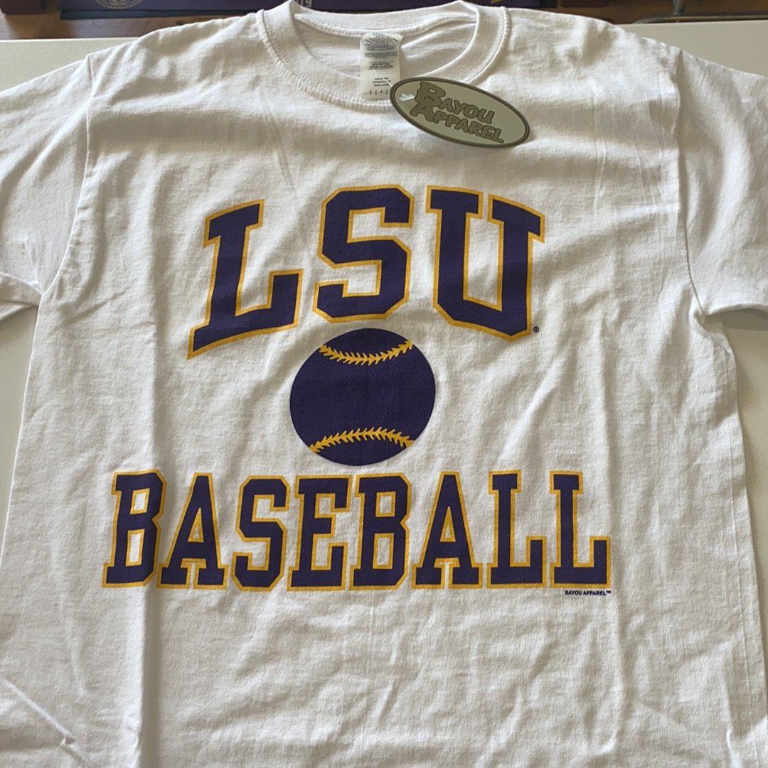 LSU Baseball Shirt - White