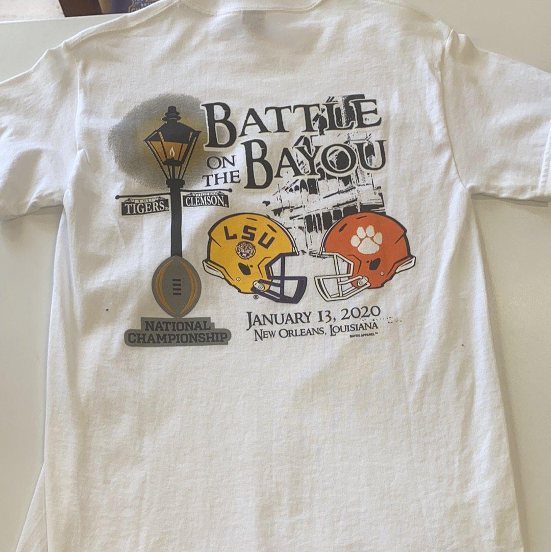 LSU Battle on the Bayou Shirt - White