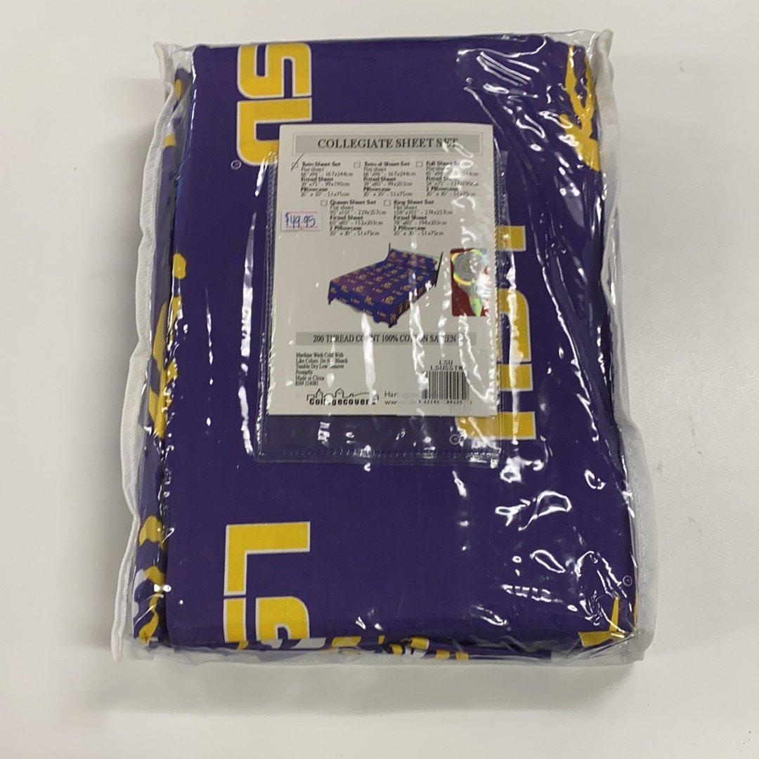 LSU Bed Sheets & Pillow Case