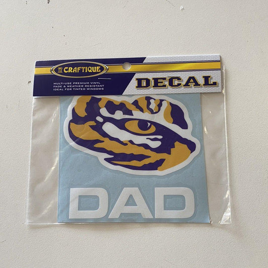 LSU Dad Decal - Large
