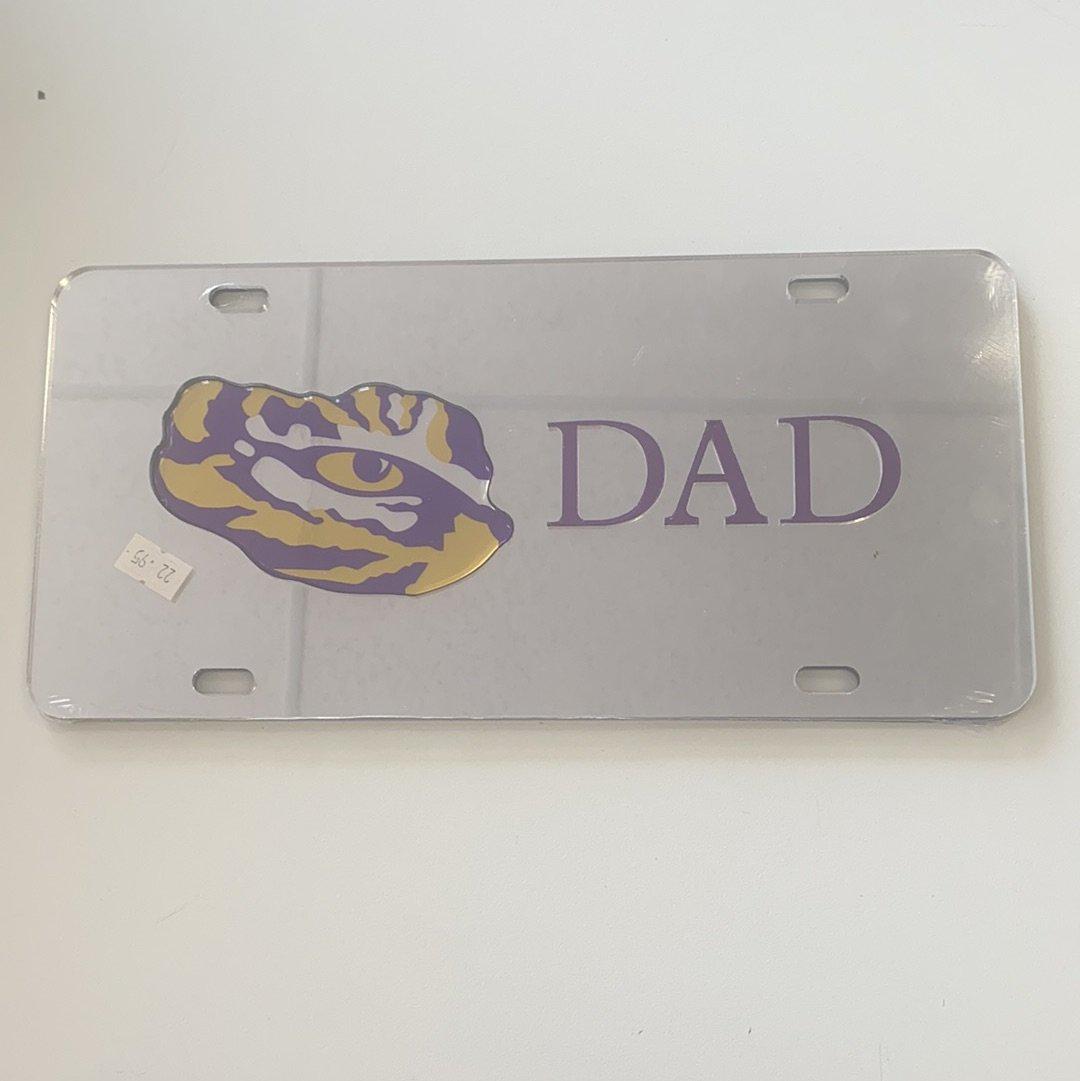 LSU Dad License Plate