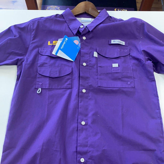 LSU Fishing Shirt Youth - Purple