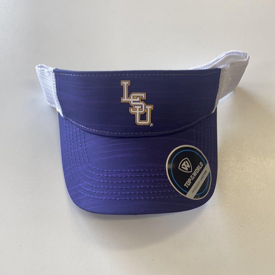 LSU Golf Visor - Purple/White