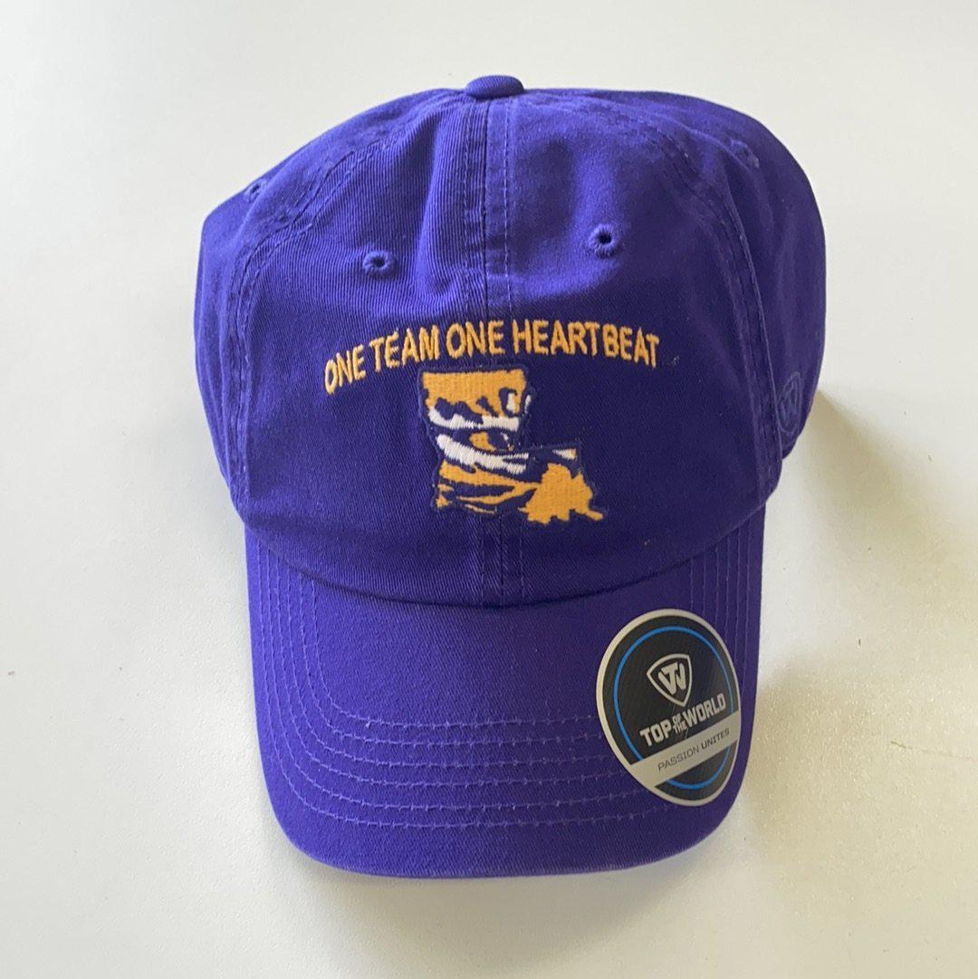 LSU Hat One Team One Heartbeat - Purple