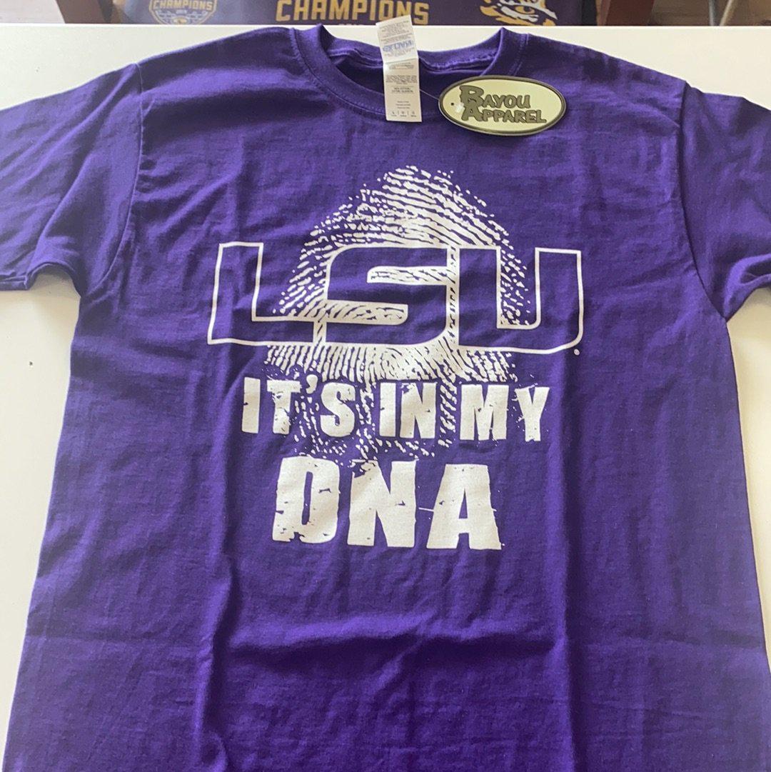 LSU It’s In My DNA Youth Shirt - Purple