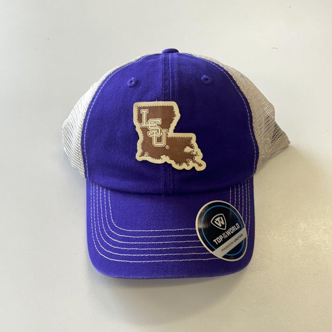 LSU Louisiana Hat - Purple