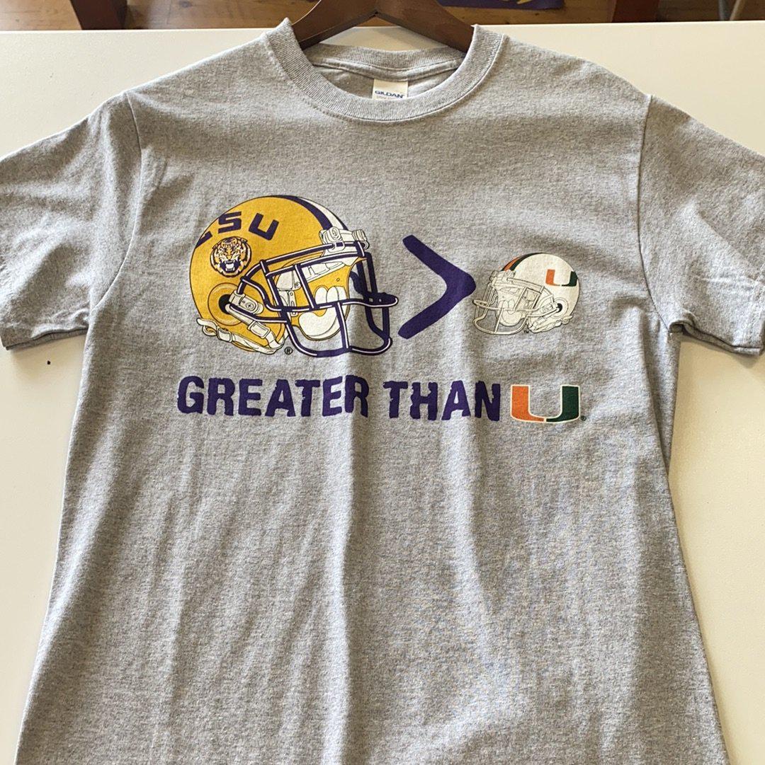 LSU > Miami Shirt - Gray