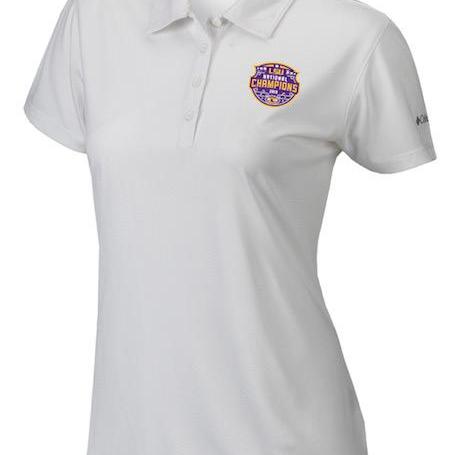 LSU National Champions Columbia Women’s Polo Shirt