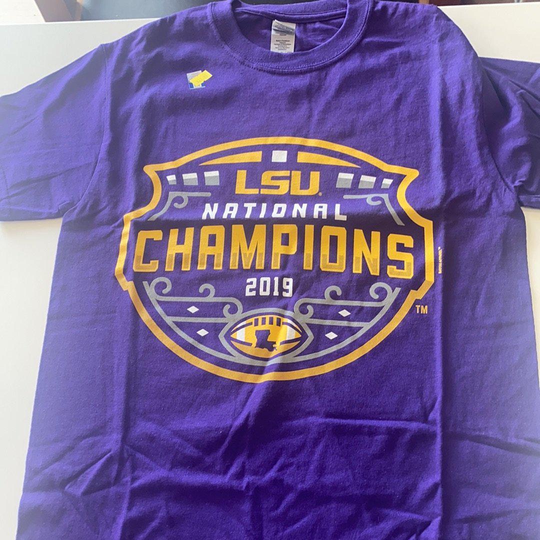 LSU Official National Championship Shirts - Purple