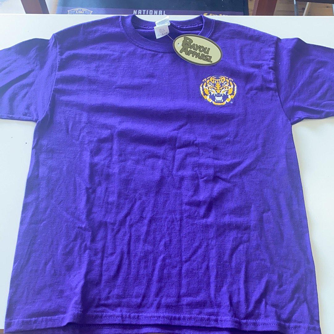 LSU You Can’t Hold That Tiger Shirt Youth - Purple