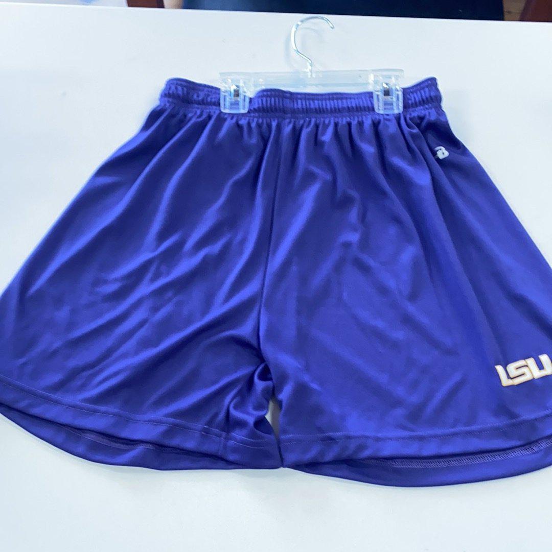 LSU Youth Girls Basketball Shorts - Purple