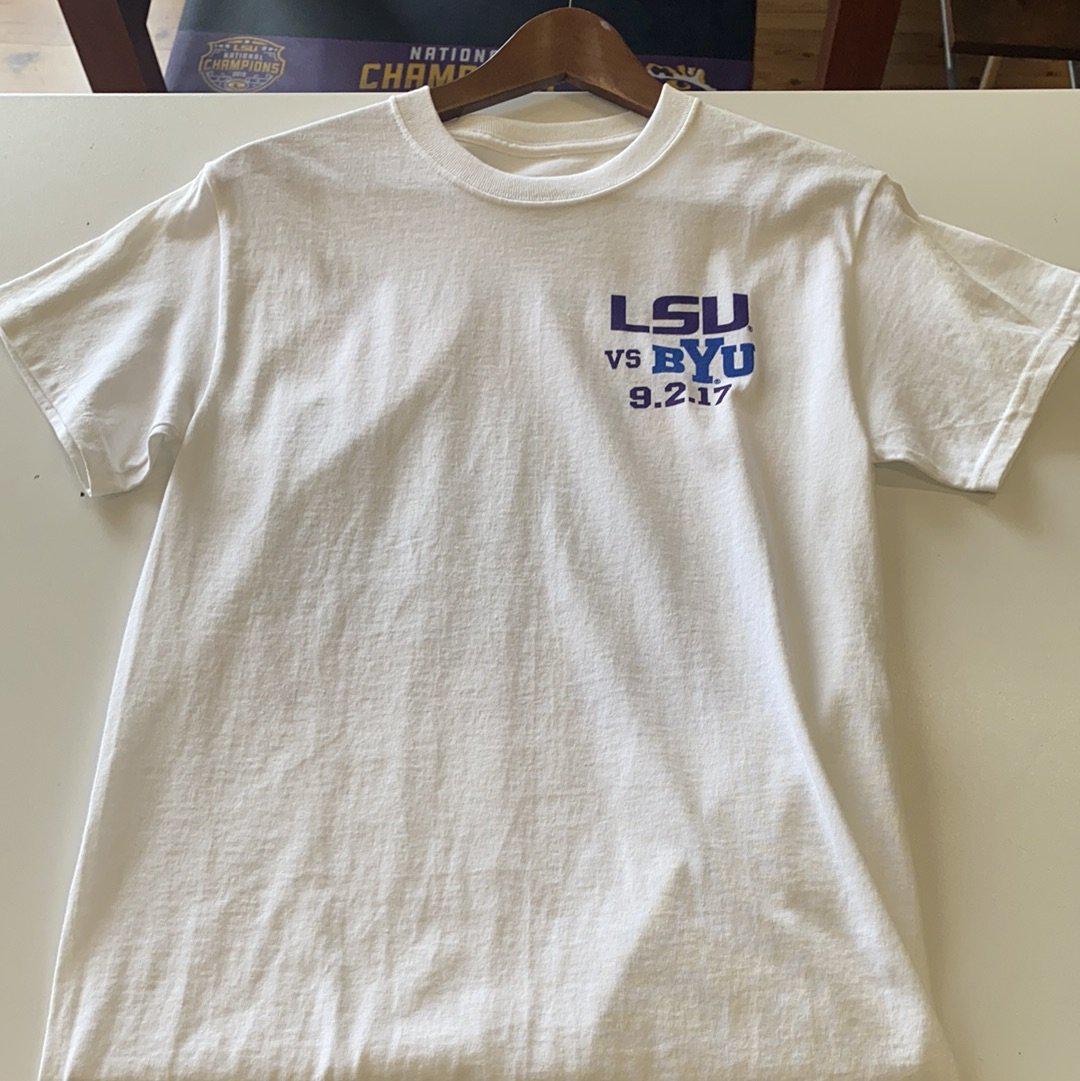 LSU v BYU 2017 Shirt - White