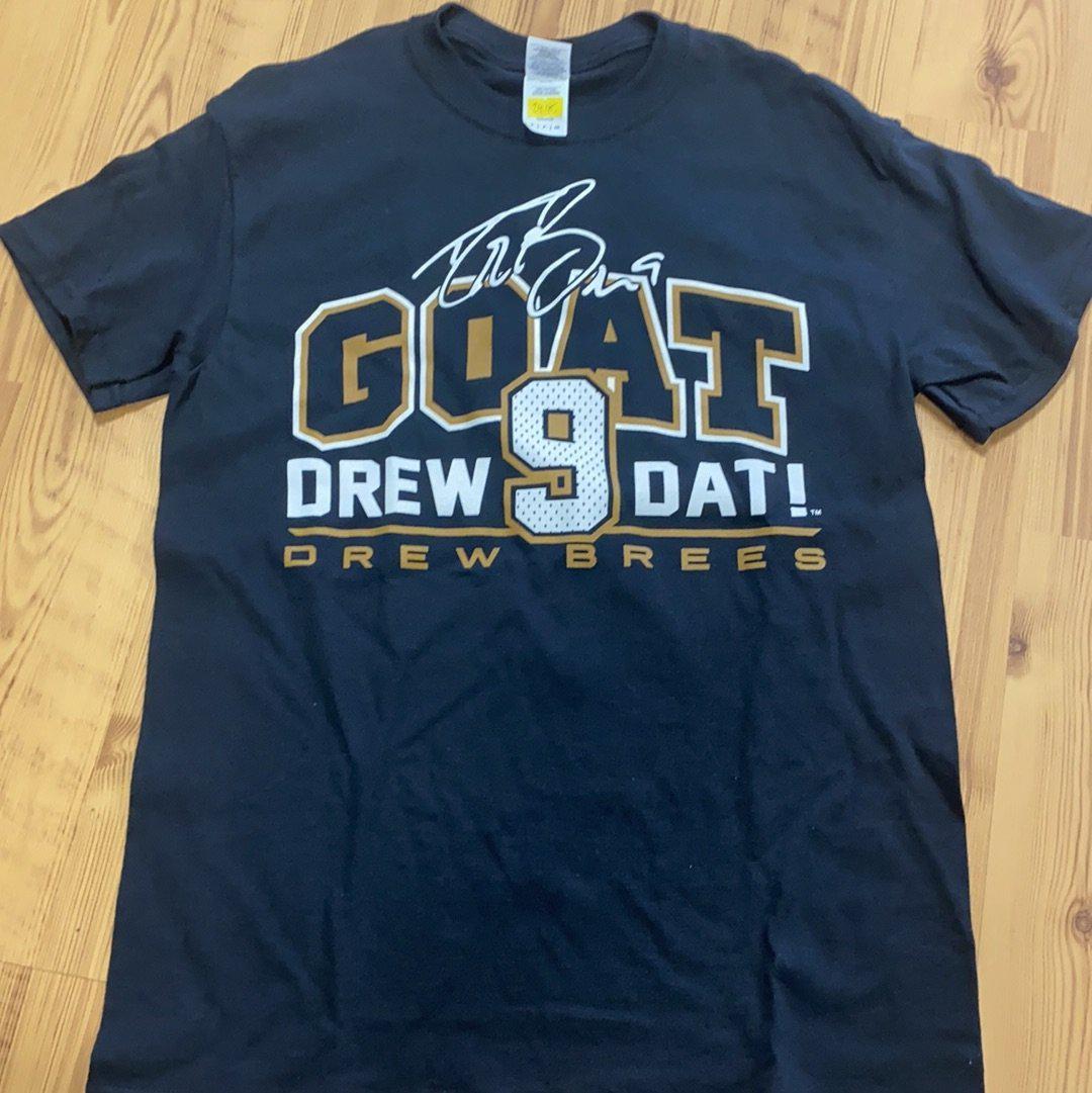 Saints Drew Brees Goat Shirt - Black