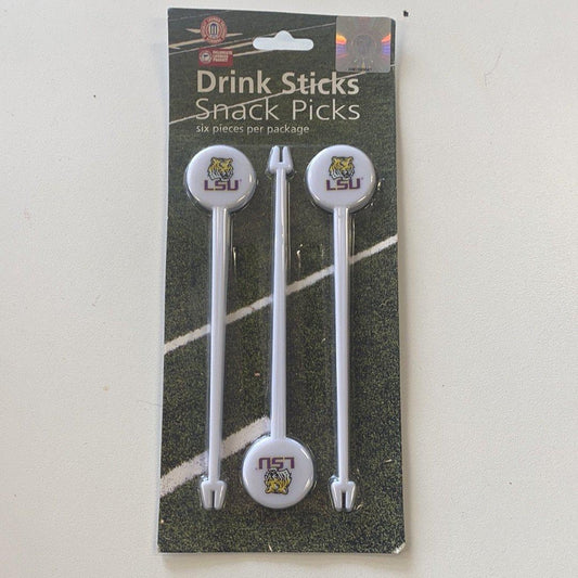 Saints/LSU Drink Sticks - Snack Picks