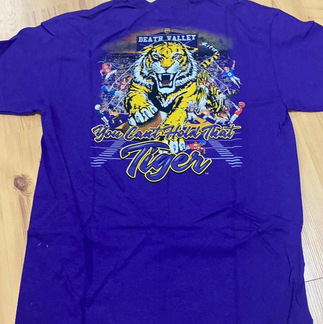 You Can’t Hold That Tiger LSU Shirt - Purple